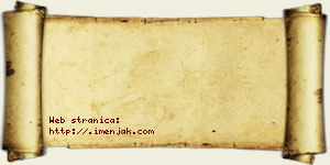 Isak Zafirović vizit kartica